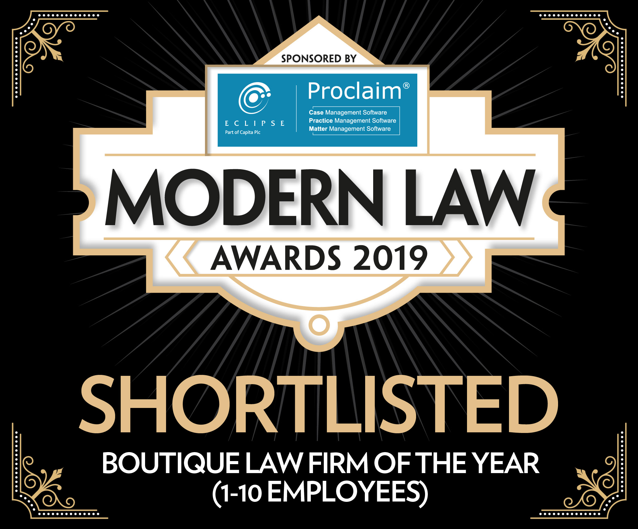 Consilia Legal Shortlisted for the Modern Law Awards