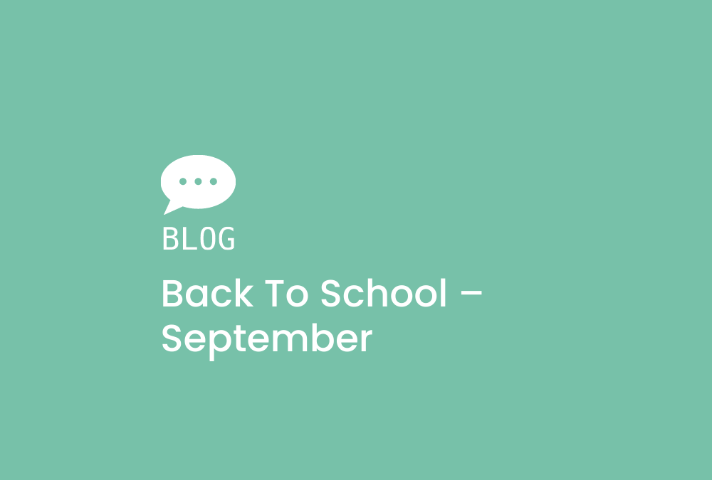 Back to School Blog
