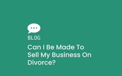 Can I be made to sell my business on divorce?