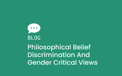 Philosophical Belief Discrimination and Gender Critical Views