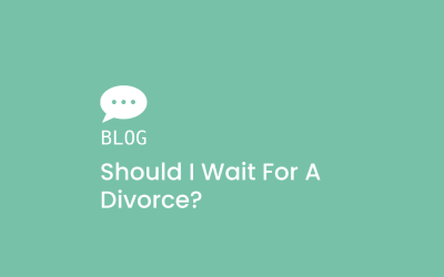 Should I wait for a divorce?