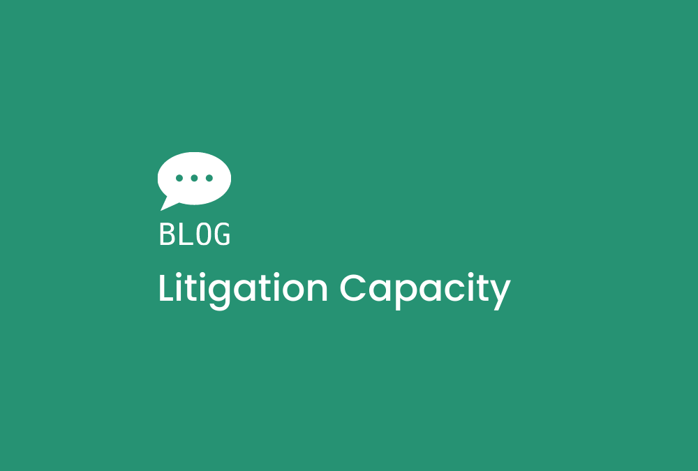 Litigation Capacity
