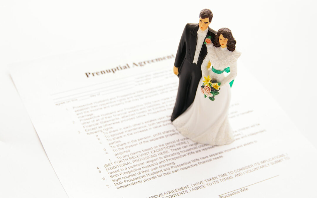Things to consider if you're thinking of a pre-nuptial agreement.