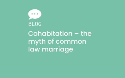Cohabitation – the myth of common law marriage