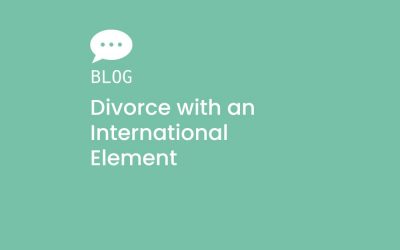 Divorce with an International Element